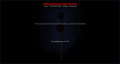 Desktop Screenshot of cprdieselroster.com